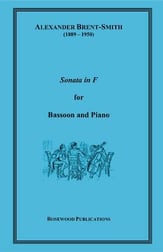 SONATA IN F BASSOON/ PIANO cover
